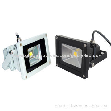 10W High-power LED Floodlights with Bridgelux Chip, Ideal for Outdoor Use, 100-240V AC